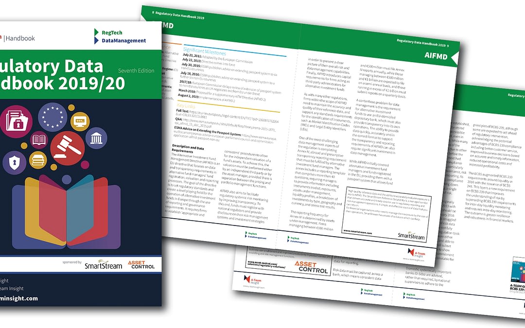 Regulatory Data Handbook 2019/20
