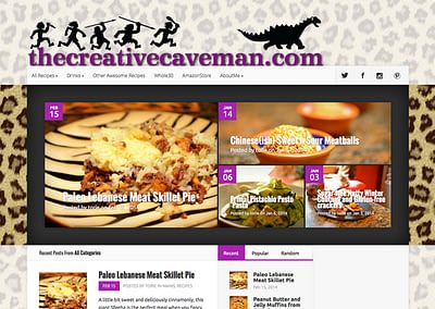The Creative Caveman website