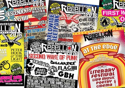 Rebellion Festival 2016 promotional advertising